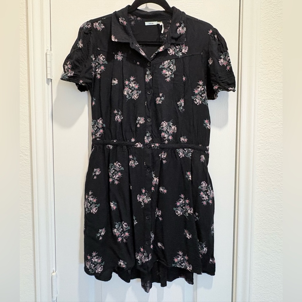 Kimchi Blue black floral print minidress - Picture 5 of 7